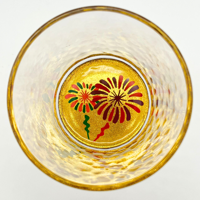 日本ギフト大賞秋田賞受賞 秋田川連蒔絵グラス「フリーグラスペア竿燈